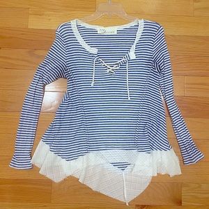 Long sleeve striped shirt